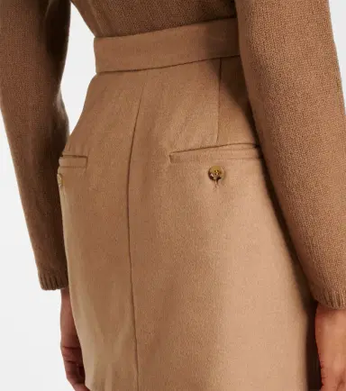 Max Mara Ancella camel hair miniskirt | Thumbnail 4 Max Mara Ancella camel hair miniskirt | Thumbnail 4