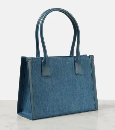 Christian Louboutin By My Side E/W Large denim tote bag | Thumbnail 4 Christian Louboutin By My Side E/W Large denim tote bag | Thumbnail 4