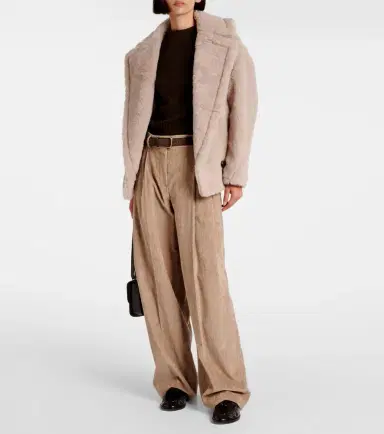Max Mara Radice alpaca, wool, and silk teddy jacket | Thumbnail 3 Max Mara Radice alpaca, wool, and silk teddy jacket | Thumbnail 3