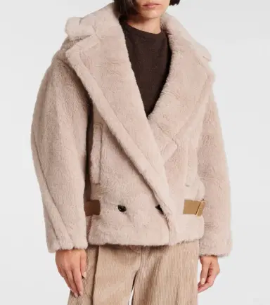 Max Mara Radice alpaca, wool, and silk teddy jacket | Thumbnail 5 Max Mara Radice alpaca, wool, and silk teddy jacket | Thumbnail 5
