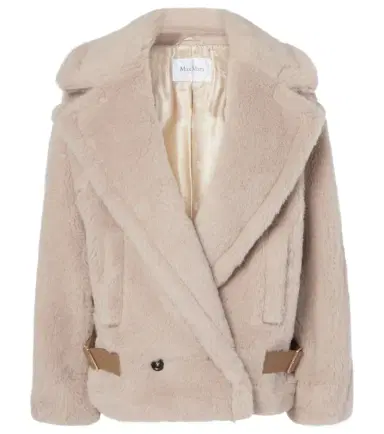 Max Mara Radice alpaca, wool, and silk teddy jacket | Thumbnail 1 Max Mara Radice alpaca, wool, and silk teddy jacket | Thumbnail 1
