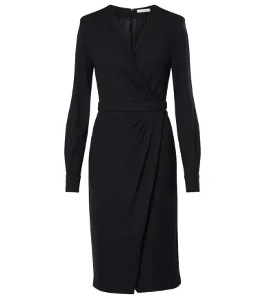 Max Mara Virtus gathered jersey midi dress | Thumbnail 1 Max Mara Virtus gathered jersey midi dress | Thumbnail 1