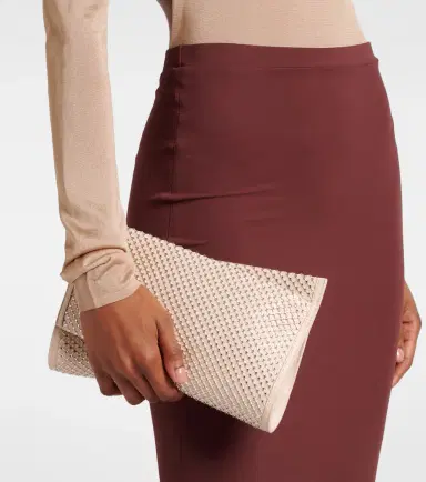 Christian Louboutin Loubitwist Small leather clutch with strap | Thumbnail 7 Christian Louboutin Loubitwist Small leather clutch with strap | Thumbnail 7
