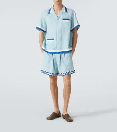 Bode Seedling Stripe linen shirt | Thumbnail 2 Bode Seedling Stripe linen shirt | Thumbnail 2