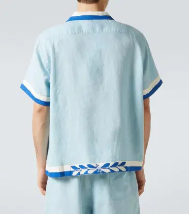 Bode Seedling Stripe linen shirt | Thumbnail 3 Bode Seedling Stripe linen shirt | Thumbnail 3