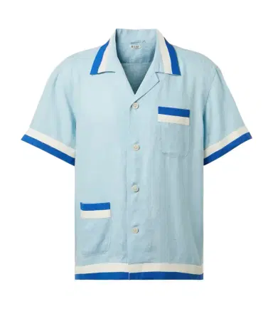 Bode Seedling Stripe linen shirt | Thumbnail 1 Bode Seedling Stripe linen shirt | Thumbnail 1