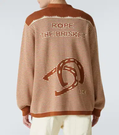 BODE Buckaroo striped cotton cardigan | Thumbnail 3 BODE Buckaroo striped cotton cardigan | Thumbnail 3