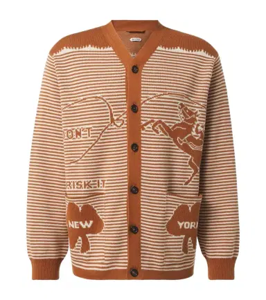BODE Buckaroo striped cotton cardigan | Thumbnail 1 BODE Buckaroo striped cotton cardigan | Thumbnail 1