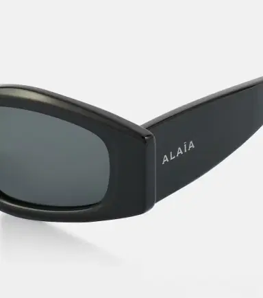 Alaïa Alaïa Logo rectangular sunglasses | Thumbnail 3 Alaïa Alaïa Logo rectangular sunglasses | Thumbnail 3