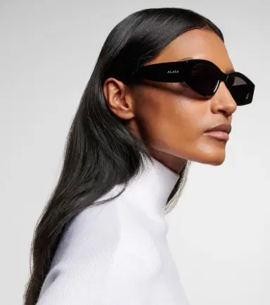 Alaïa Alaïa Logo rectangular sunglasses | Thumbnail 5 Alaïa Alaïa Logo rectangular sunglasses | Thumbnail 5