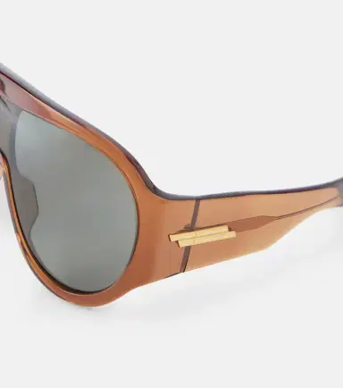 Bottega Veneta Scudo shield sunglasses | Thumbnail 3 Bottega Veneta Scudo shield sunglasses | Thumbnail 3