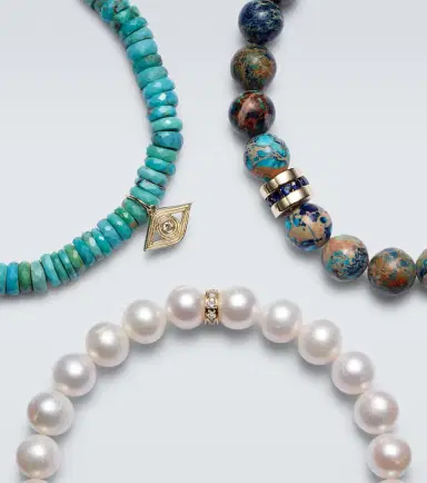 Sydney Evan Set of 3 14kt gold bracelets with gemstones | Thumbnail 2 Sydney Evan Set of 3 14kt gold bracelets with gemstones | Thumbnail 2