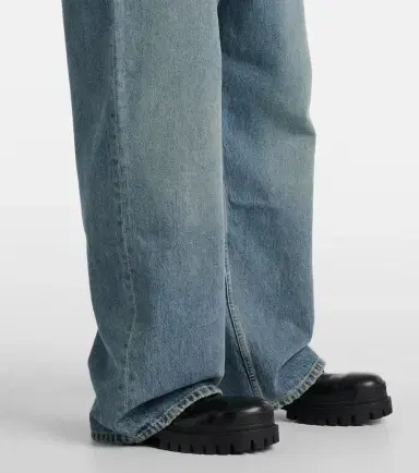 Balenciaga Faded mid-rise wide-leg jeans | Thumbnail 3 Balenciaga Faded mid-rise wide-leg jeans | Thumbnail 3