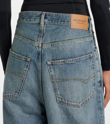 Balenciaga Faded mid-rise wide-leg jeans | Thumbnail 7 Balenciaga Faded mid-rise wide-leg jeans | Thumbnail 7