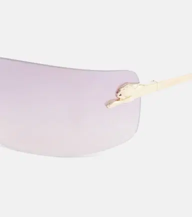 Cartier Eyewear Collection Panthère De Cartier rectangular sunglasses | Thumbnail 2 Cartier Eyewear Collection Panthère De Cartier rectangular sunglasses | Thumbnail 2