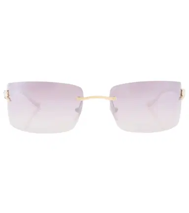 Cartier Eyewear Collection Panthère De Cartier rectangular sunglasses | Thumbnail 1 Cartier Eyewear Collection Panthère De Cartier rectangular sunglasses | Thumbnail 1