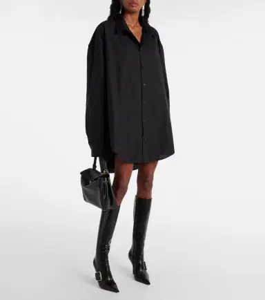 Balenciaga Suspended cotton shirt dress | Thumbnail 7 Balenciaga Suspended cotton shirt dress | Thumbnail 7