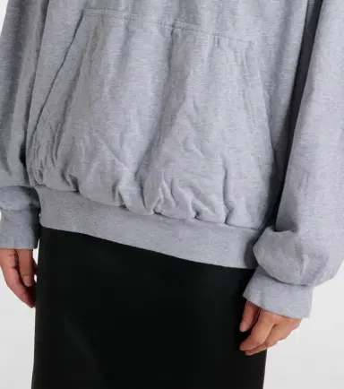 Balenciaga Logo cotton jersey hoodie | Thumbnail 2 Balenciaga Logo cotton jersey hoodie | Thumbnail 2