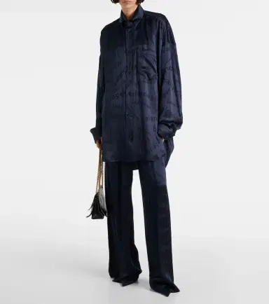 Balenciaga Cocoon silk shirt | Thumbnail 4 Balenciaga Cocoon silk shirt | Thumbnail 4