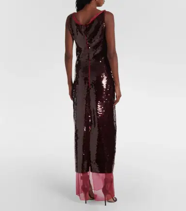 Emilia Wickstead Nehemia sequined layered gown | Thumbnail 3 Emilia Wickstead Nehemia sequined layered gown | Thumbnail 3