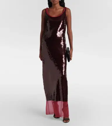 Emilia Wickstead Nehemia sequined layered gown | Thumbnail 4 Emilia Wickstead Nehemia sequined layered gown | Thumbnail 4