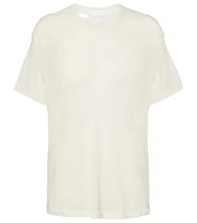 The Row Lila cashmere jersey top | Thumbnail 1 The Row Lila cashmere jersey top | Thumbnail 1