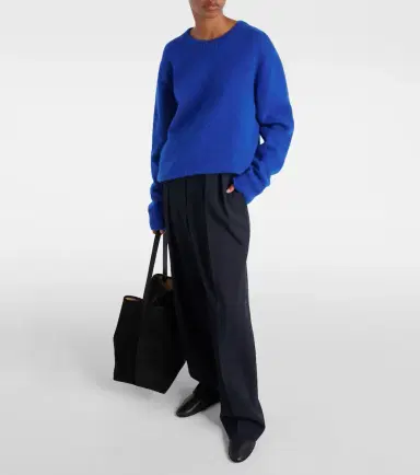 The Row Igor low-rise wool wide-leg pants | Thumbnail 3 The Row Igor low-rise wool wide-leg pants | Thumbnail 3