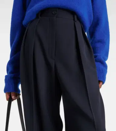 The Row Igor low-rise wool wide-leg pants | Thumbnail 6 The Row Igor low-rise wool wide-leg pants | Thumbnail 6