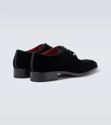 Christian Louboutin Chambeliss velvet Derby shoes | Thumbnail 2 Christian Louboutin Chambeliss velvet Derby shoes | Thumbnail 2