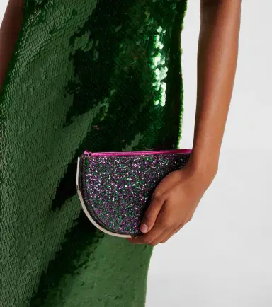 Aquazzura Purist Mini glitter clutch | Thumbnail 3 Aquazzura Purist Mini glitter clutch | Thumbnail 3