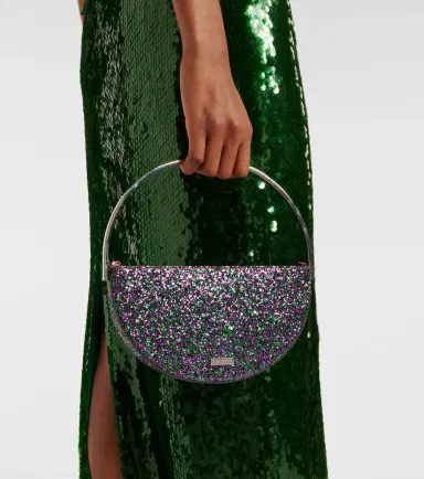 Aquazzura Purist Mini glitter clutch | Thumbnail 5 Aquazzura Purist Mini glitter clutch | Thumbnail 5