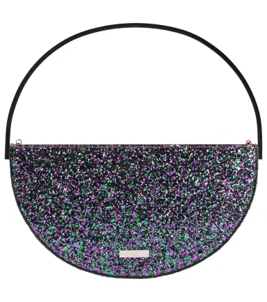 Aquazzura Purist Mini glitter clutch | Thumbnail 1 Aquazzura Purist Mini glitter clutch | Thumbnail 1