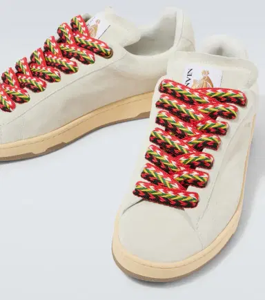 Lanvin Curb Lite suede sneakers | Thumbnail 4 Lanvin Curb Lite suede sneakers | Thumbnail 4