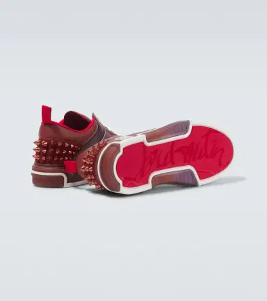 Christian Louboutin Astroloubi embellished leather sneakers | Thumbnail 2 Christian Louboutin Astroloubi embellished leather sneakers | Thumbnail 2