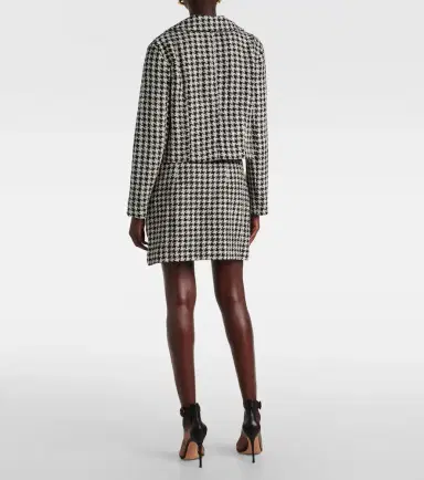Rixo Houndstooth cropped jacket | Thumbnail 2 Rixo Houndstooth cropped jacket | Thumbnail 2