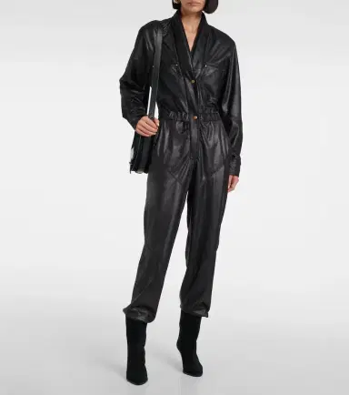 Isabel Marant Faux leather jumpsuit | Thumbnail 4 Isabel Marant Faux leather jumpsuit | Thumbnail 4