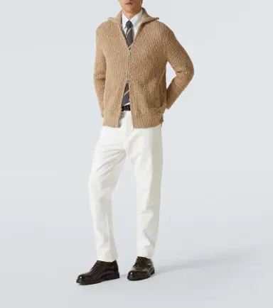 Brunello Cucinelli Zip-up wool and cashmere cardigan | Thumbnail 5 Brunello Cucinelli Zip-up wool and cashmere cardigan | Thumbnail 5