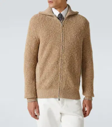 Brunello Cucinelli Zip-up wool and cashmere cardigan | Thumbnail 6 Brunello Cucinelli Zip-up wool and cashmere cardigan | Thumbnail 6