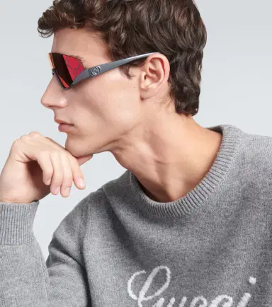 Gucci Shield sunglasses | Thumbnail 4 Gucci Shield sunglasses | Thumbnail 4