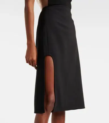 Courreges Courrèges Wool-blend midi skirt | Thumbnail 4 Courreges Courrèges Wool-blend midi skirt | Thumbnail 4