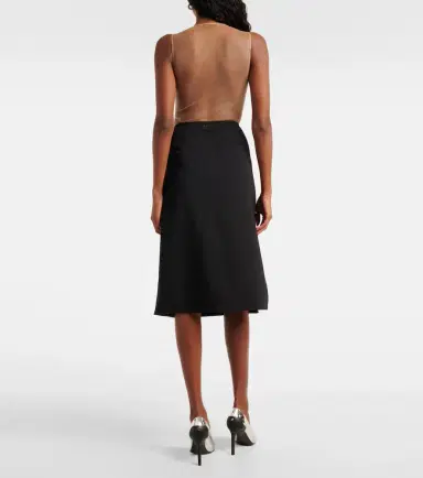 Courreges Courrèges Wool-blend midi skirt | Thumbnail 5 Courreges Courrèges Wool-blend midi skirt | Thumbnail 5