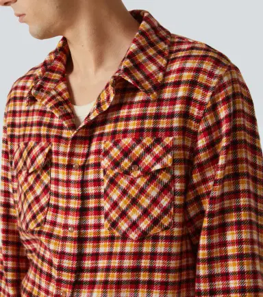 God’s True Cashmere Time plaid cashmere shirt | Thumbnail 2 God’s True Cashmere Time plaid cashmere shirt | Thumbnail 2