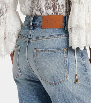 Chloé Chloé Patchwork flared jeans | Thumbnail 5 Chloé Chloé Patchwork flared jeans | Thumbnail 5