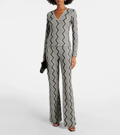 Missoni Zig Zag lamé wide-leg pants | Thumbnail 4 Missoni Zig Zag lamé wide-leg pants | Thumbnail 4