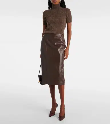 Ralph Lauren Collection Wool-blend turtleneck top | Thumbnail 3 Ralph Lauren Collection Wool-blend turtleneck top | Thumbnail 3