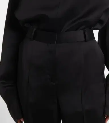 Toteme High-rise satin straight pants | Thumbnail 2 Toteme High-rise satin straight pants | Thumbnail 2