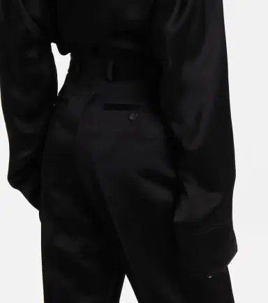 Toteme High-rise satin straight pants | Thumbnail 4 Toteme High-rise satin straight pants | Thumbnail 4