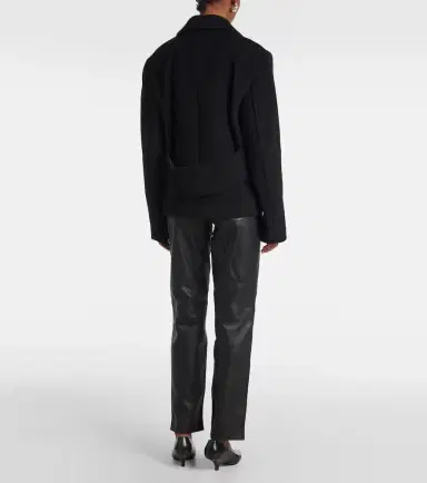 Toteme Cropped wool-blend peacoat | Thumbnail 5 Toteme Cropped wool-blend peacoat | Thumbnail 5