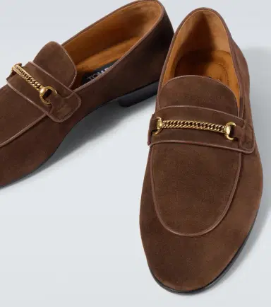 Tom Ford Liam chain-detail suede loafers | Thumbnail 4 Tom Ford Liam chain-detail suede loafers | Thumbnail 4