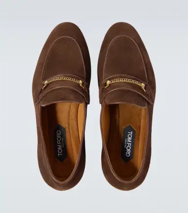Tom Ford Liam chain-detail suede loafers | Thumbnail 5 Tom Ford Liam chain-detail suede loafers | Thumbnail 5